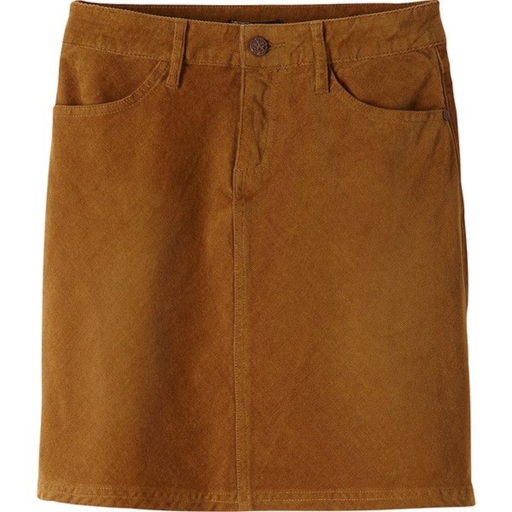 Prana Trista A-line Cord Skirt in Tortoise
